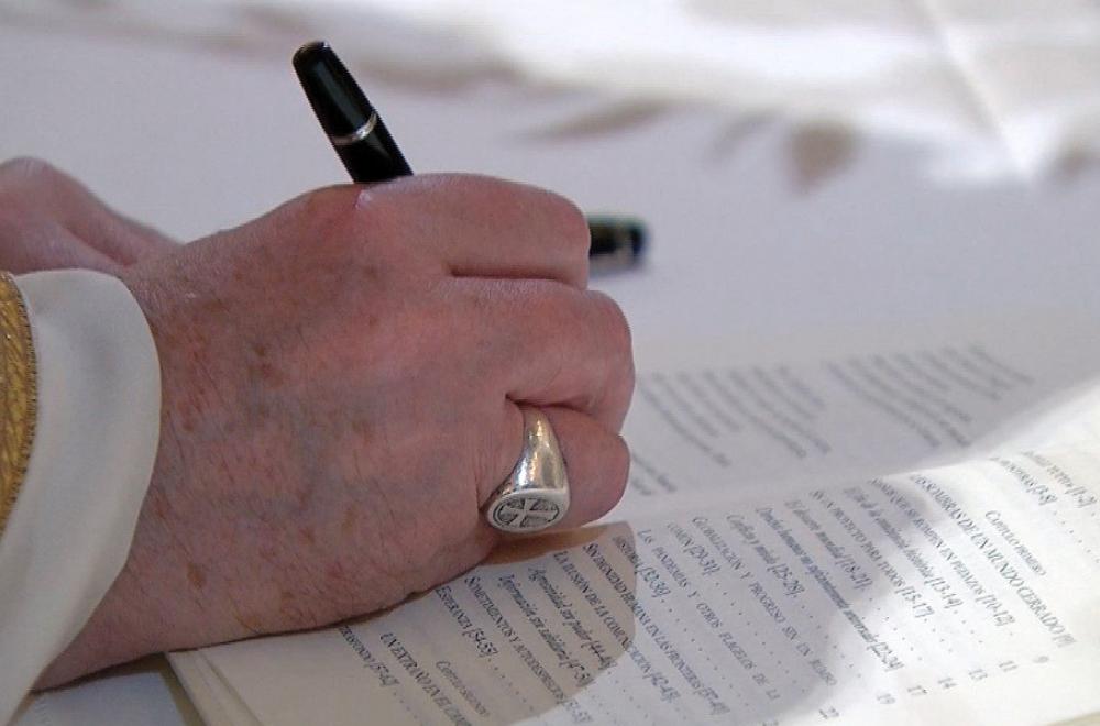 Firma Encíclica "Fratelli tutti"